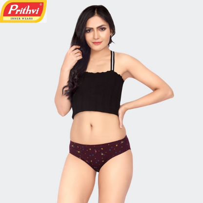 Panties - Flower Print - Prithvi