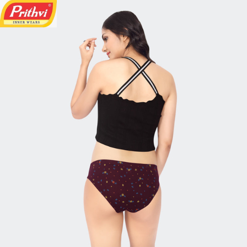 Panties - Flower Print - Prithvi