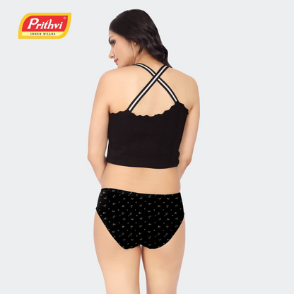 Panties - Flower Print - Prithvi