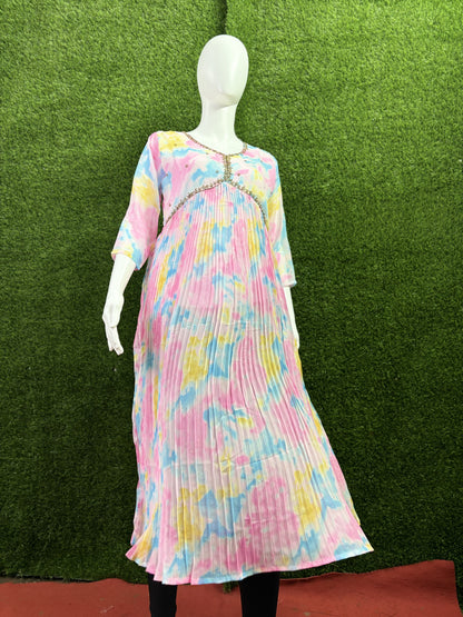 Women Designed  Kurti  - Multicolor